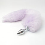 Metal Anal Toys Fox Tail Anal Plug Erotic Toys