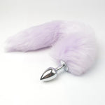 Metal Anal Toys Fox Tail Anal Plug Erotic Toys